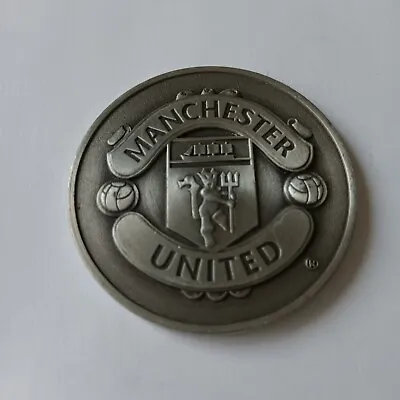 Manchester United Treble Medal Coin 1998-99 Season Royal Selangor Pewter • £30