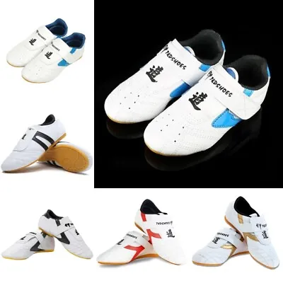 Boys Breathable Round Toe Tai Chi Sneakers Training Comfort Anti Slip • $19.65