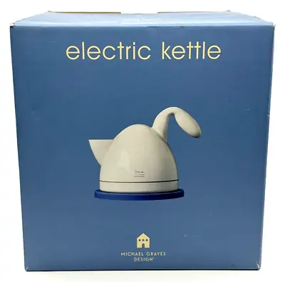 NEW Vintage MICHAEL GRAVES Black & Decker ELECTRIC KETTLE Tea MGD550 White 1500W • $90