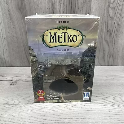 METRO - PARIS 1898 - Schlüpfe In Die Rolle Von U-Bahnbaumeistern - Queen Games • $39.95