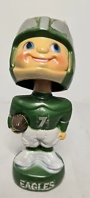 Vintage Apsco Sports Philadelphia Eagles Plastic 7 1/2  Bobblehead Football 70s • $49.99