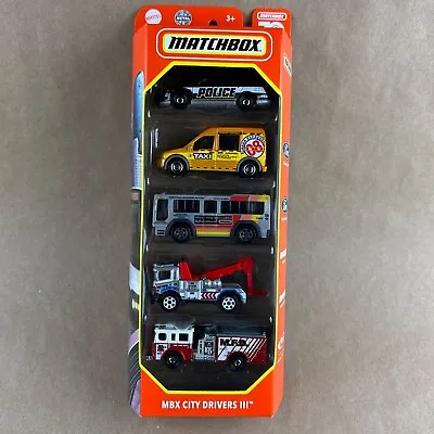 2023 Matchbox MBX City Drivers III 5-Pack 1:64 Scale Diecast Car Ford Pierce • $9.99