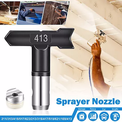 Black Airless Spray Gun Tips Nozzle For Titan Wagner Paint Sprayer Tool 109-623 • $24.99