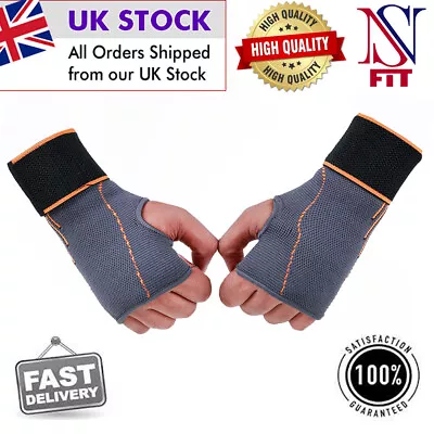 £4.50 • Buy Compression Hand Wrist Support Brace Gloves Palm Anti-Arthritis Protect