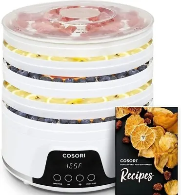 Cosori CO165-FD Food Dehydrator Electric Fruit/ Vegetable Dryer 5 Trays - White • $44.99