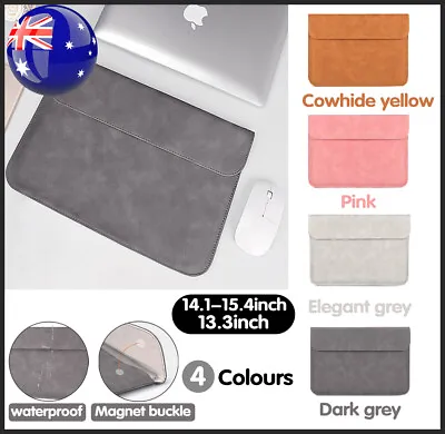 $16.50 • Buy 13 -15.4  Pouch Laptop Bag Cover Leather Sleeve Case MacBook Air Pro Dell Retina