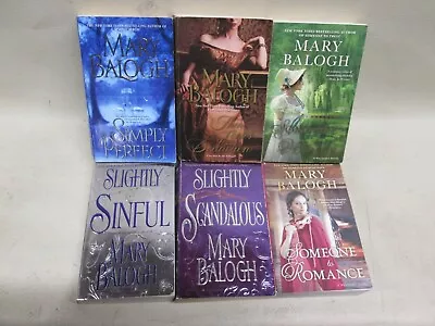 Mary Balogh Lot Of 6 Paperback Historical Romance Adventure Novels.* • $18.99