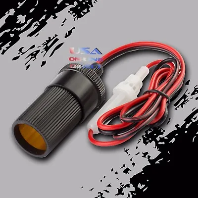 Female Car Motorcycle Marine Cigarette Lighter Power Socket Plug Outlet Adaptor  • $10.99