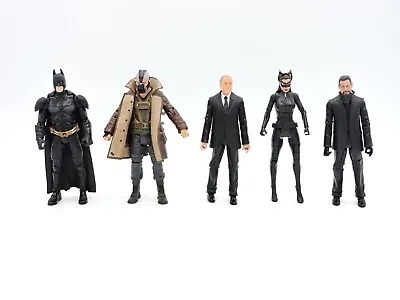 BATMAN Movie Masters DARK KNIGHT RISES Lot BANE Alfred CATWOMAN Collect &Connect • $107.99