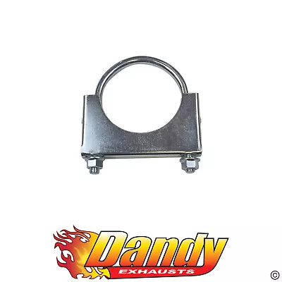 3 1/8 Inch (79mm) Heavy Duty U-Bolt Exhaust Clamp - For Expanded 3 Inch Tube • $5