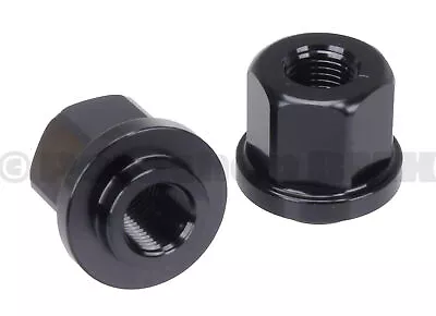 3/8  X 26T ADAPTER Axle Nuts To Fit 14mm Drop Outs (PAIR) BLACK • $16.99