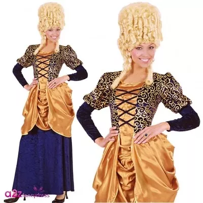 Historical Medieval 18th Century Marquise Ladies Fancy Dress Costume Med 10-12 • £36.95