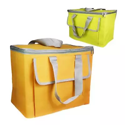 Large Cool Bag Insulated Camping Picnic Cooler 30L Travel Box Ice Food Lunch • £12.09