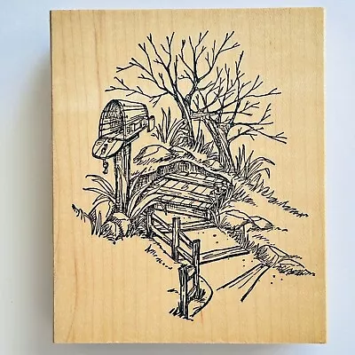 Art Impressions Wood Rubber Stamps U-1758 Rabbit Hole Retired • $6