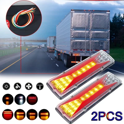 $24.95 • Buy 12V LED Truck Tail Light Rear Lamp Reversing Marker Light Waterproof For Trailer