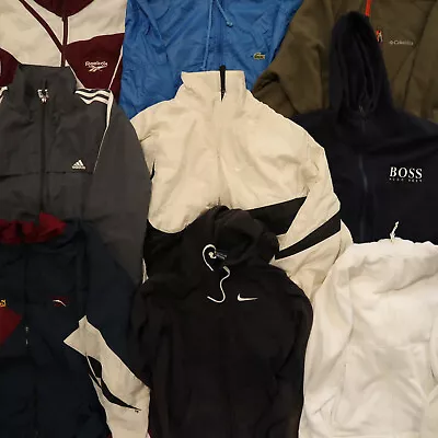 $150 • Buy 10x Branded Jackets Nike Adidas Clothing Reseller Wholesale Bulk Lot Bundle Vtg