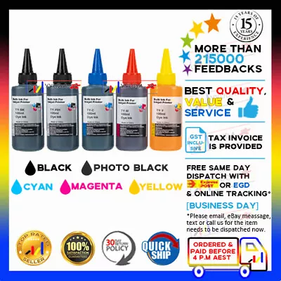 5 X 100ml NON-OEM Refill Ink Bottle For Canon PGI-680 PGI680 & CLI-681 CLI681 • $26.80