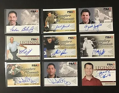 9 2008 Rittenhouse PBA Autographed Bowling Cards - Parker Bohn III Glenn Allison • $58.95