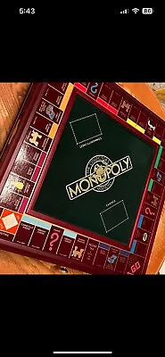 Franklin Mint Monopoly 1991 Collector's Edition Deluxe Wood Board Game Set • $259