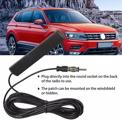 1* Car Radio Antenna AM FM Stereo Internal Mount Windscreen Amplified Aerial 5M • £9.99