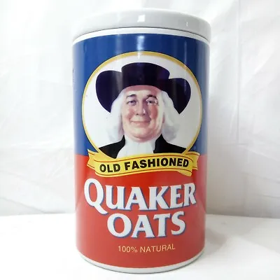 Quaker Oats 120th Anniversary Porcelain Cookie Jar Canister Limited Edition • $19.96