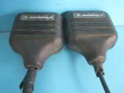 Lot Of 2 Motorola NTN4849A Speaker Microphone Radius P100 HT50 HT90 WORKING • $14.99