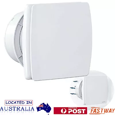 6 Inch Home Ventilation Fan Bathroom Garage Exhaust Fan Ceiling Wall Mount White • $48.52