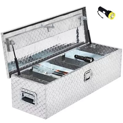 39 Inch Truck Bed Tool Box Heavy Duty Aluminum With Sliding Shelf Diamond Pl... • $162.95