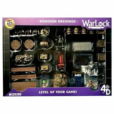 $79.99 • Buy Wizkids 4D WarLock Tiles - Dungeon Dressings (Prepainted)
