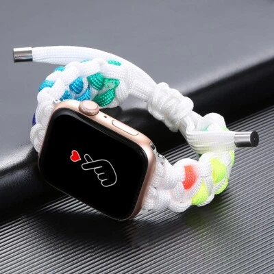 $17.99 • Buy Apple Watch Band Nylon Sport Strap IWatch Series 7 SE 6 5 4 3 2 1 41/40 45/44mm