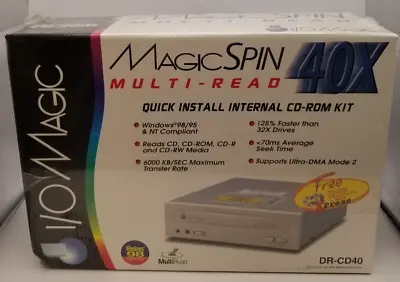 I/o Magic Spin 40x Multi-read Internal Cd-rom Dr-cd40 • $24.99