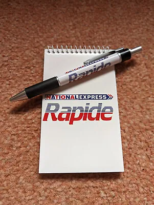 £4.50 • Buy National Express Coach Ball Point Pen & Notepad New