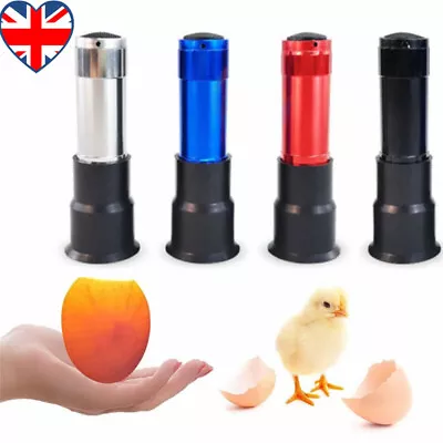 Egg Candler Tester Incubator Lamp Light Dark Hatching Eggs Candling Flashlight • £6.55