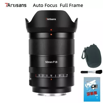7artisans 50mm F1.8 Auto Focus Full Frame STM Lens For Sony E A9 A7RIV Camera • £216