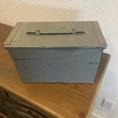 Gray Military Ammo Ammunition Can Box Chest • $30