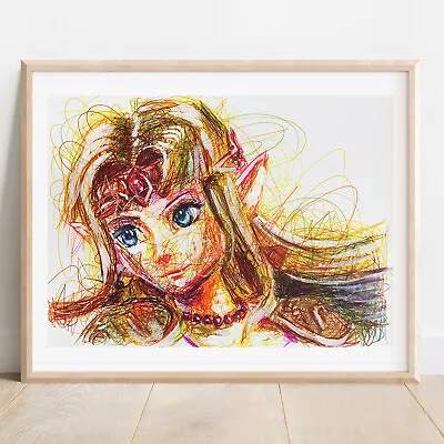 Zelda Ballpoint Pen Print Legend Of Zelda Art Poster • $9.99