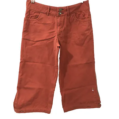 Ibex Women’s Rust Colored Org.Cotton  Capri Pant Size 4 • $35