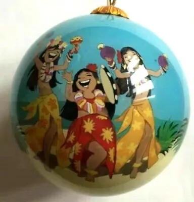 Hawaiian Hand Painted Hula Girl Dancers & Kupuna Luau Dancing Christmas Ornament • $20.79