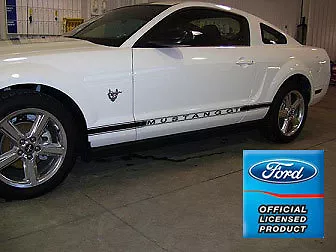 Ford Mustang Rocker Panel Door Side Stripes Decals RI Strips Both Sides L And R • $29.66