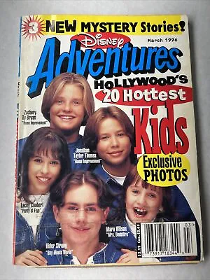 $5 • Buy Disney Adventures Magazine March 1996 Zachery Ty Bryan & Lacey Chabert No Label