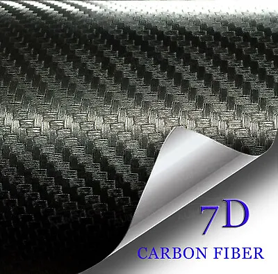 Carbon Fiber Vinyl Wrap Film Interior Control Panel Decals Car Parts Stickers • $16.99