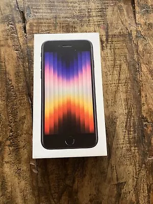 Apple IPhone SE 2022 3rd Gen 64GB - BOX ONLY - Midnight • $7