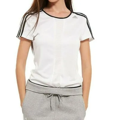 £16.99 • Buy Adidas Response Short Sleeve Women Shirts Black Running Top D85498 RRP £27.99