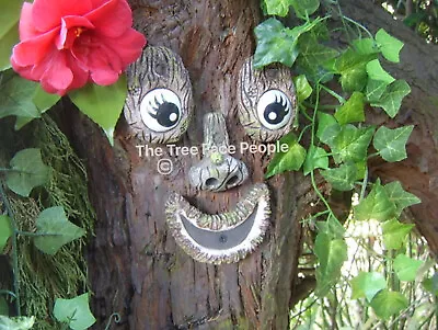 Garden Decoration Tree Face Outdoor Decorations Garden Ornaments Funny Faces • £19.99