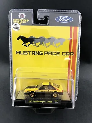 M2 Machines 1/750 CHASE Mustang Pace Car 1987 Ford Mustang GT-Custom HS31 1/64 • $33.99