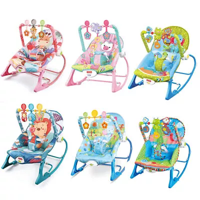 Baby Electric Bouncer Rocker Chair Vibration Bouncy Swing Seat Musical Cradle UK • £29.99