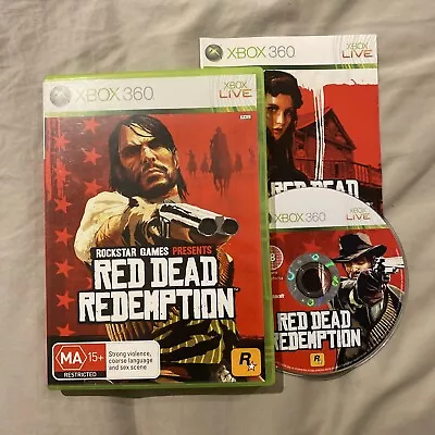 Red Dead Redemption Xbox 360 Game + Manual *FREE SHIPPING* Rockstar Xbox Games • $14.24