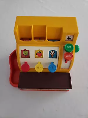 Vtg. 1970's Fisher Price CASH REGISTER #926  W/ 5  Coins • $44.95