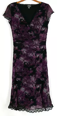MEXX Womens Purple Mix Floral Knee Length Party Dress MEDIUM  • £10