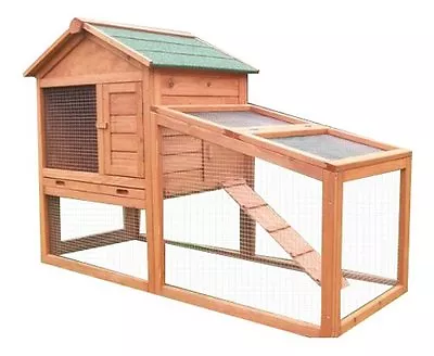 £409.99 • Buy Rabbit Guinea Pig Hutch Hutches Run Runs 2 Tier With Run Double Decker Bf1